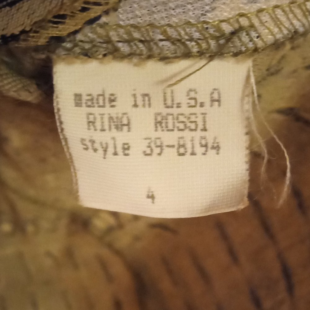 Vintage RINA ROSSI Designer vest size 4 - Picture 4 of 5